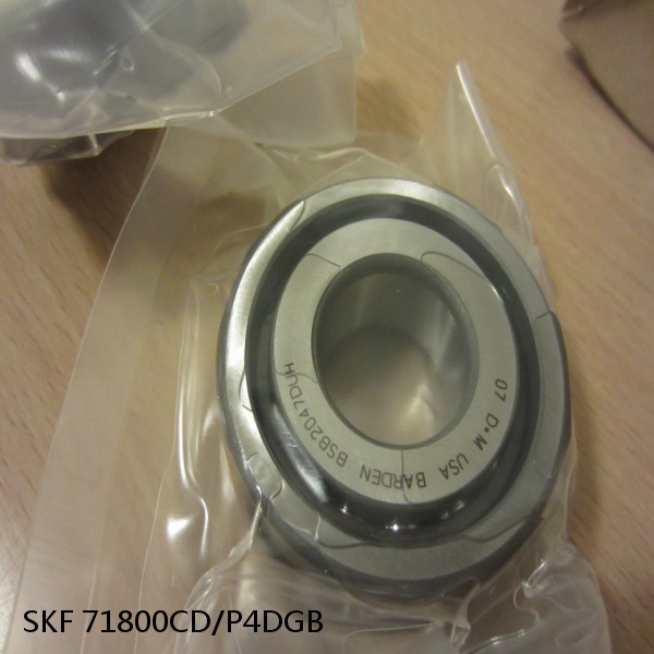 71800CD/P4DGB SKF Super Precision,Super Precision Bearings,Super Precision Angular Contact,71800 Series,15 Degree Contact Angle