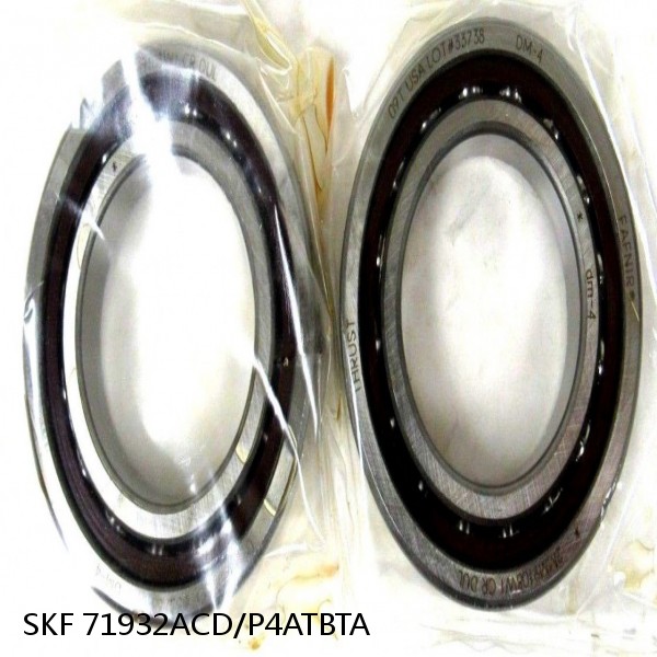 71932ACD/P4ATBTA SKF Super Precision,Super Precision Bearings,Super Precision Angular Contact,71900 Series,25 Degree Contact Angle