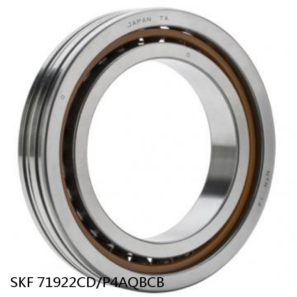 71922CD/P4AQBCB SKF Super Precision,Super Precision Bearings,Super Precision Angular Contact,71900 Series,15 Degree Contact Angle